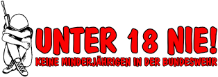 Logo der Initiative "Unter 18 nie!"